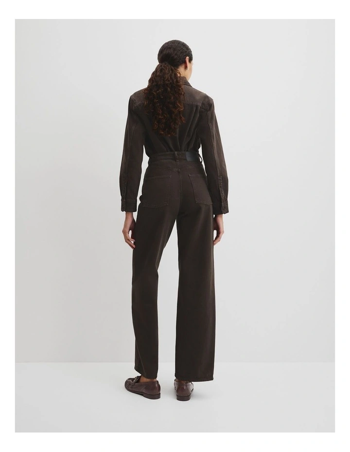 Straight Leg Jean in Cocoa Bean image 4