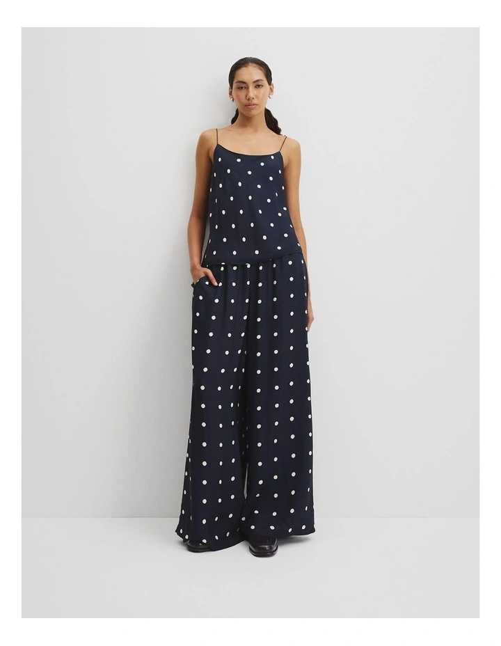 Print Spot Cami in Navy Spot image 3