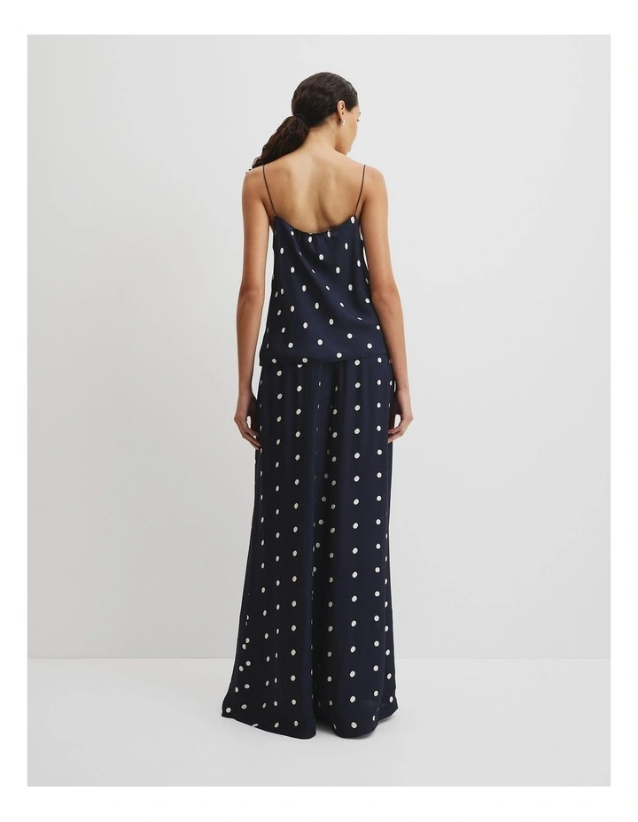 Print Spot Cami in Navy Spot image 4