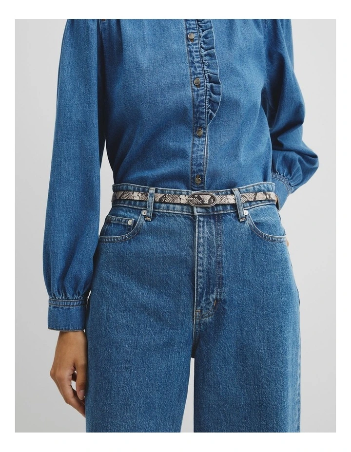 Zuri Belt in Snake Multi image 2