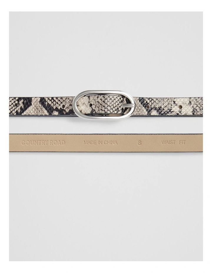 Zuri Belt in Snake Multi image 3