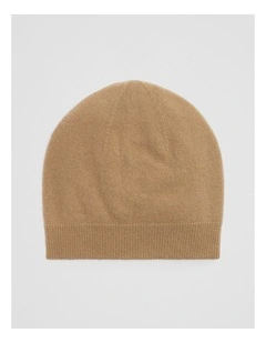 Cashmere Beanie in Camel