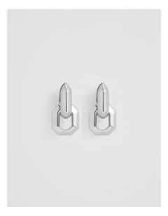 Jada Pendant Hoop in Silver