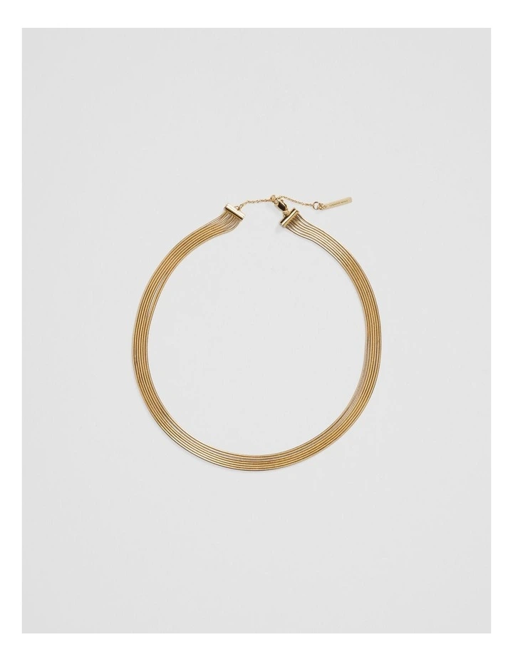 Aliya Layered Necklace in Gold image 1