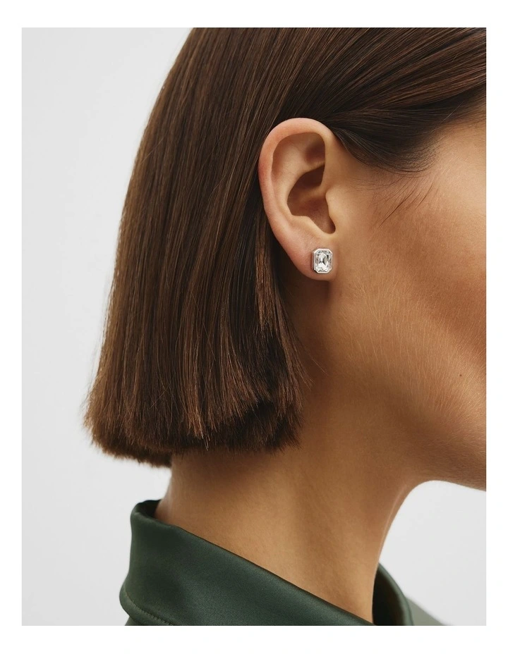 Kaila Crystal Stud in Silver image 2