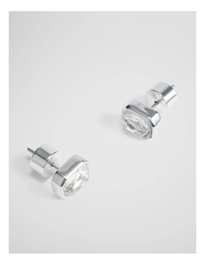 Kaila Crystal Stud in Silver image 3