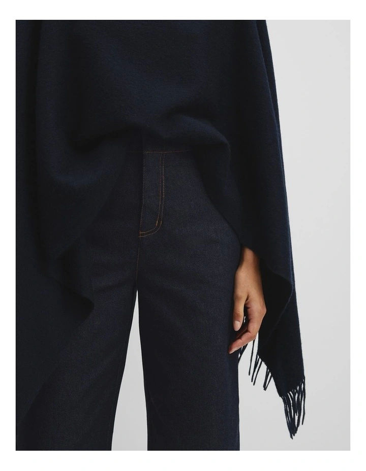 Fringed Wrap in Twilight image 3