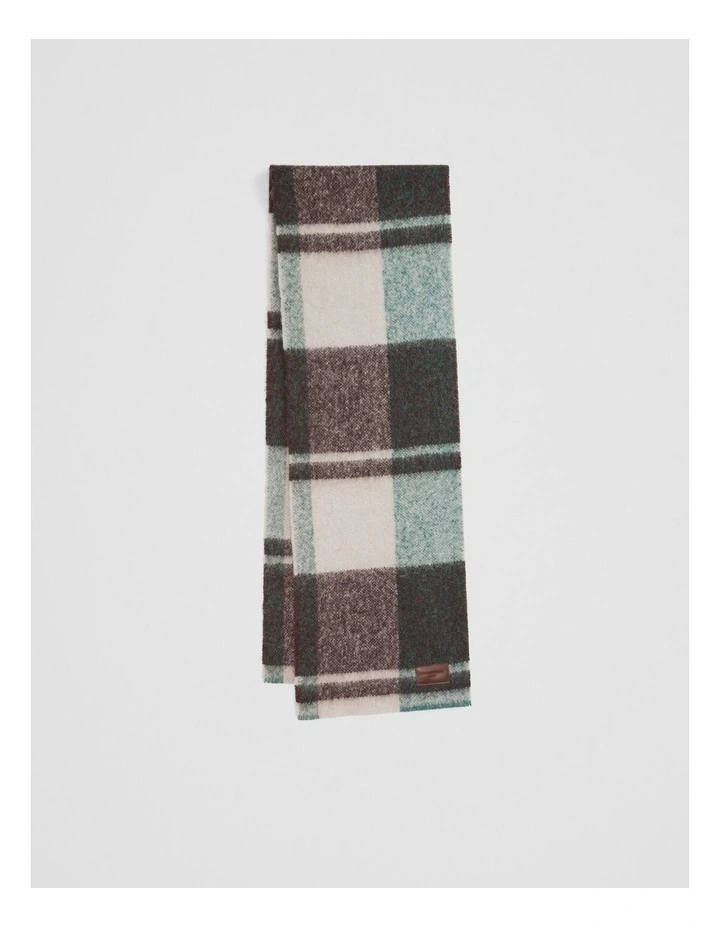 Alpaca Blend Scarf in Jade image 1