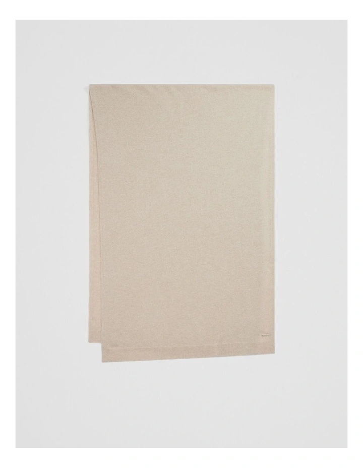 Cashmere Scarf in Sandshell Marle image 1