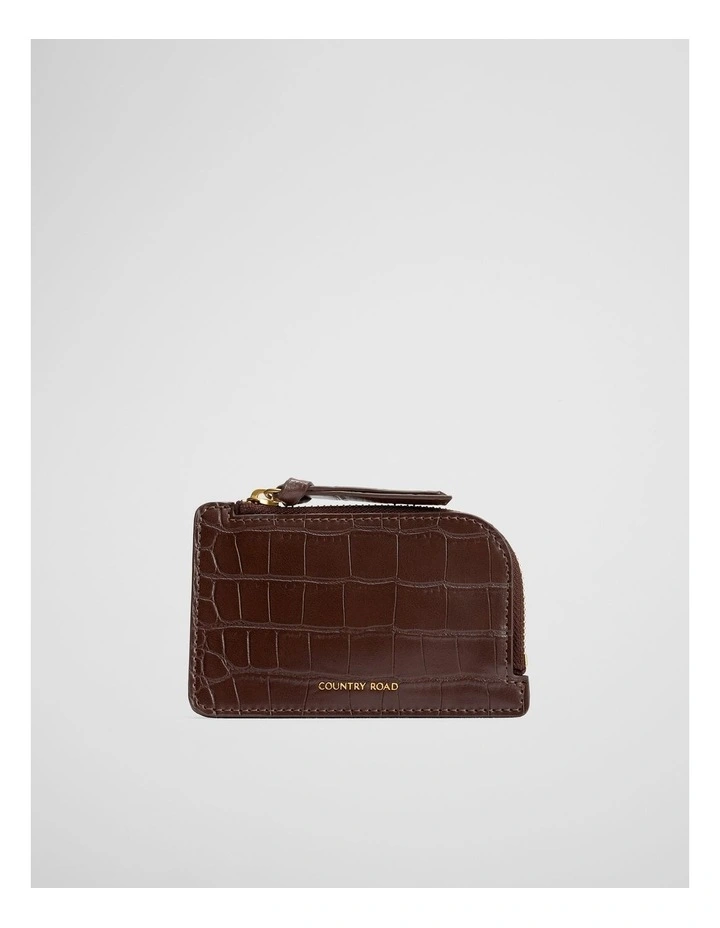 Luna Coin Purse in Chocolate image 1