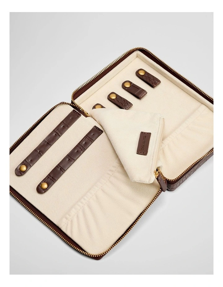 Jewellery Case in Chocolate image 2