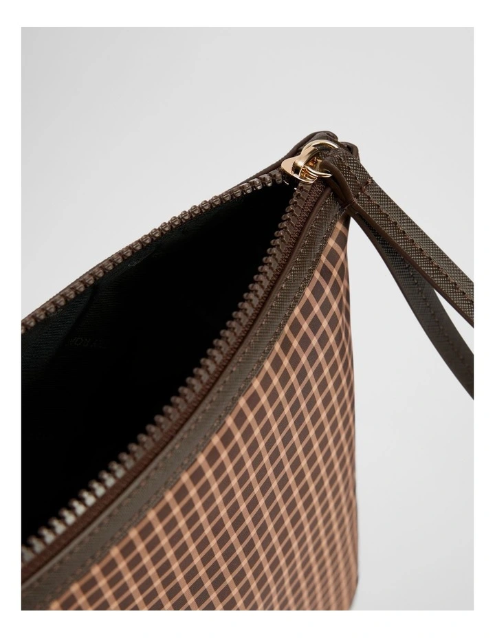 Branded Tri Cosmetic Case in Cinnamon image 2