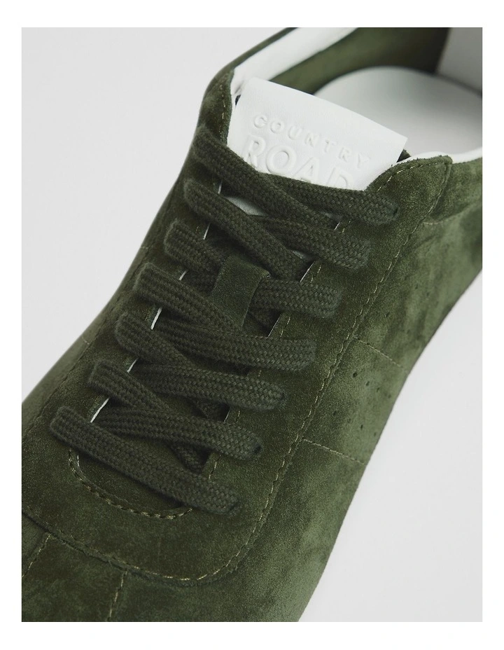 Darcy Sneaker in Moss Green image 3
