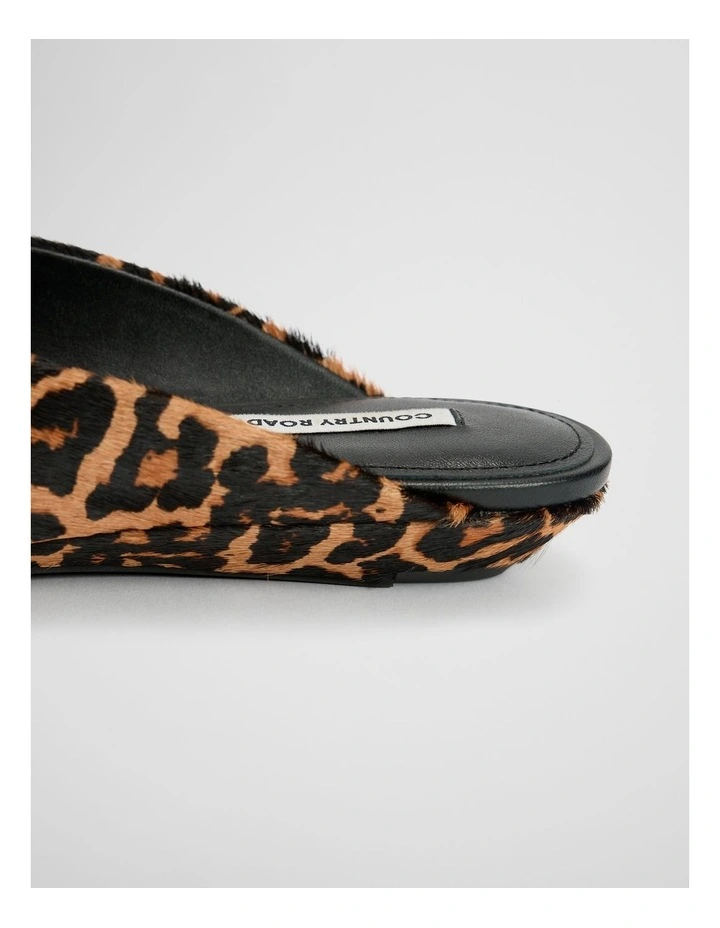 Lila Mule in Ocelot Print image 4