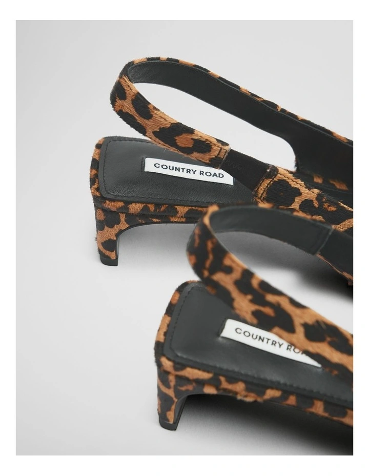 Heather Heel in Ocelot Print image 4