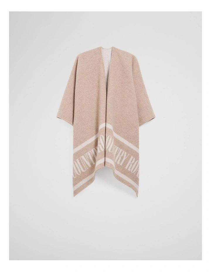 Heritage Shawl in Camel image 1