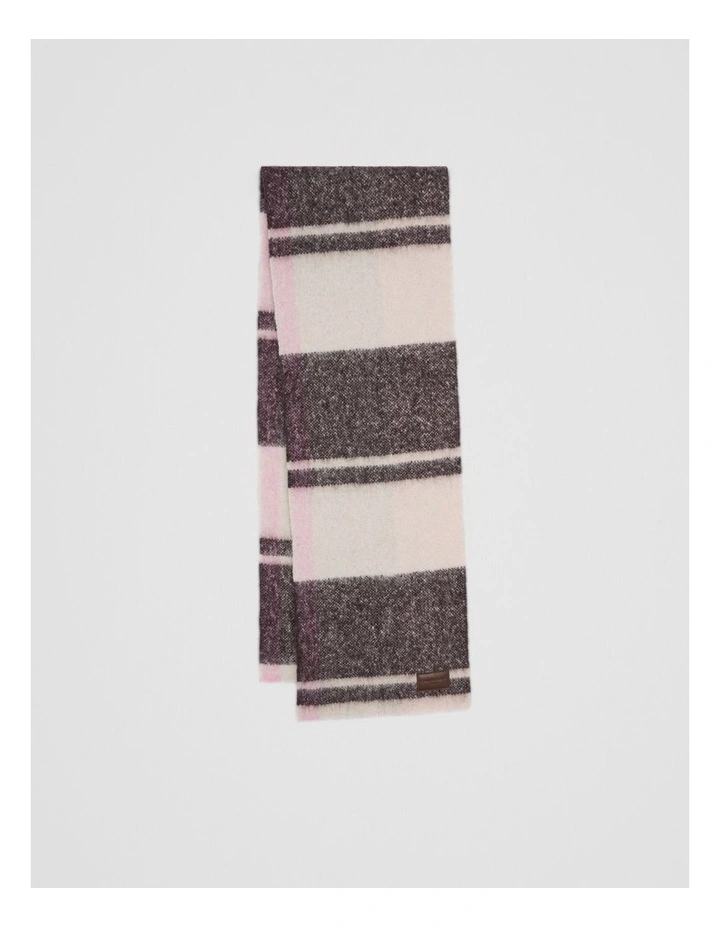 Alpaca Blend Scarf in Ice Pink image 1