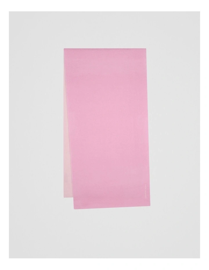 Wool Wide Scarf in Orchid Pink image 1