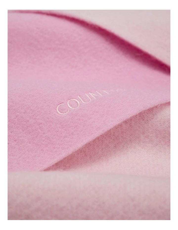 Wool Wide Scarf in Orchid Pink image 4