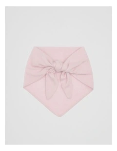 Brushed Triangle Scarf in Ice Pink