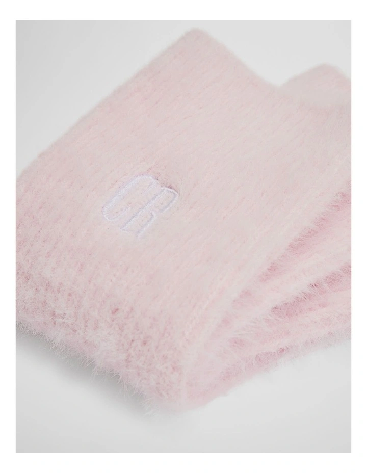 Country Road Fluffy Sock in Ice Pink image 2