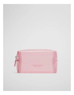 Daily Cosmetic Bag in Floss Pink