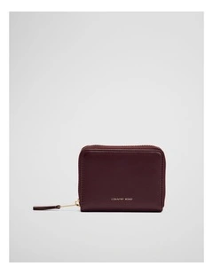 Zip Around Wallet in Bordeaux