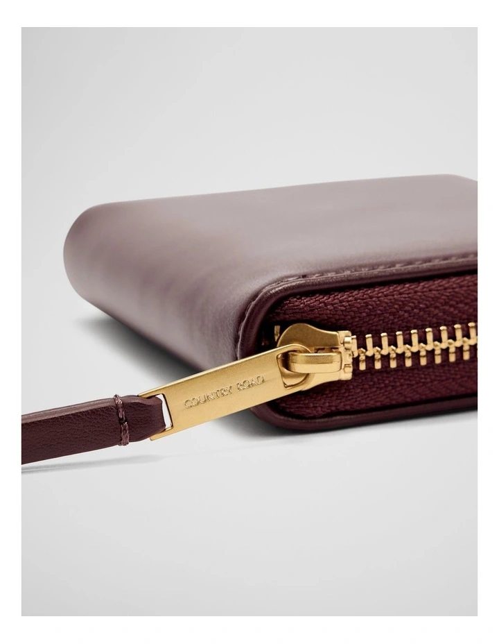 Zip Around Wallet in Bordeaux image 4