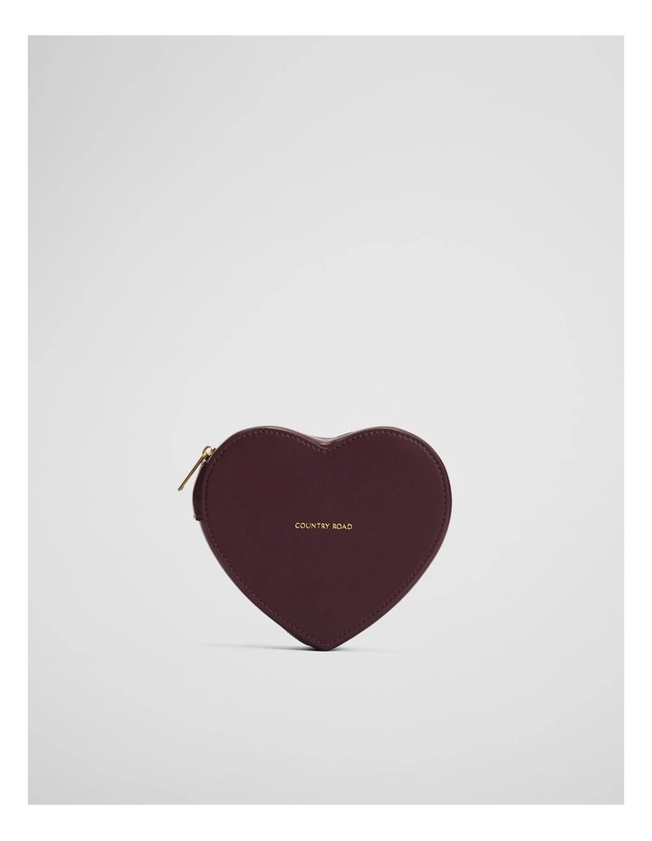 Large Heart Jewellery Case in Bordeaux image 1