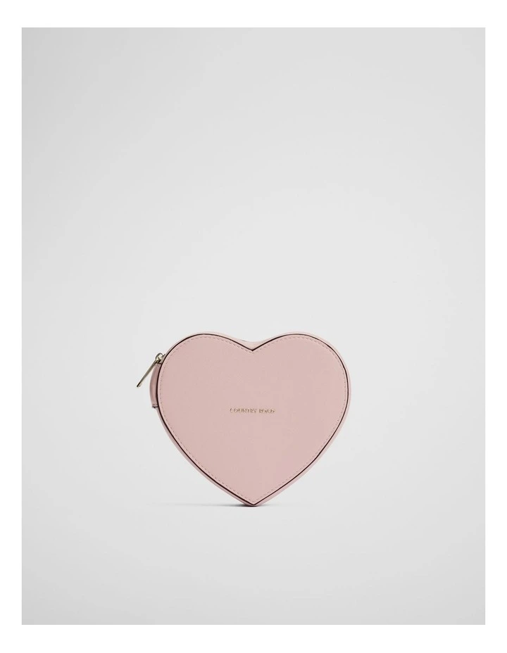 Large Heart Jewellery Case in Floss Pink image 1