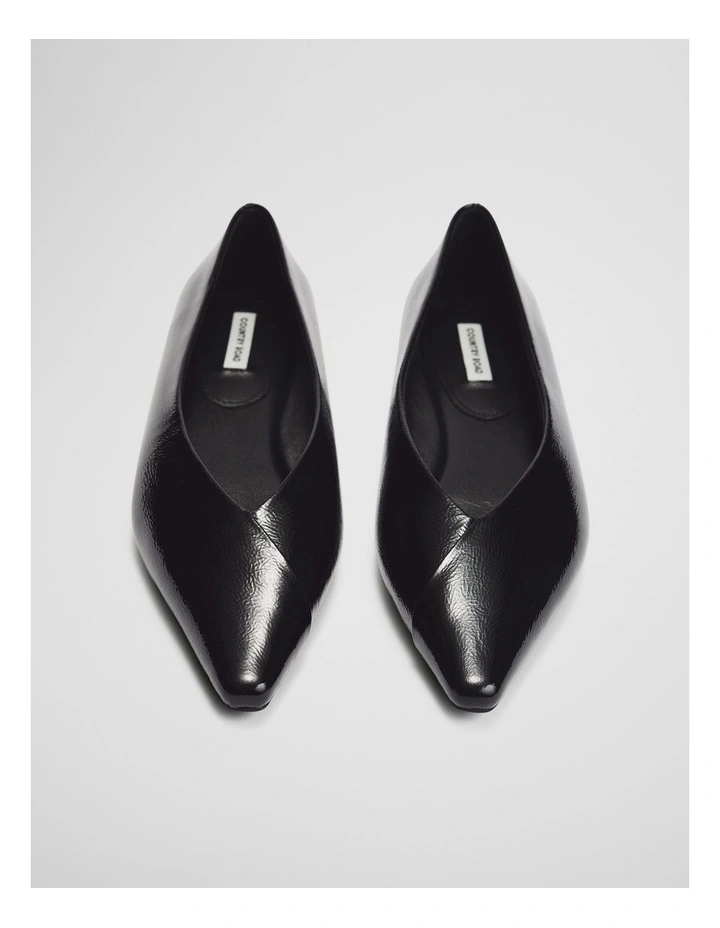 Norah Ballet in Black Patent image 3