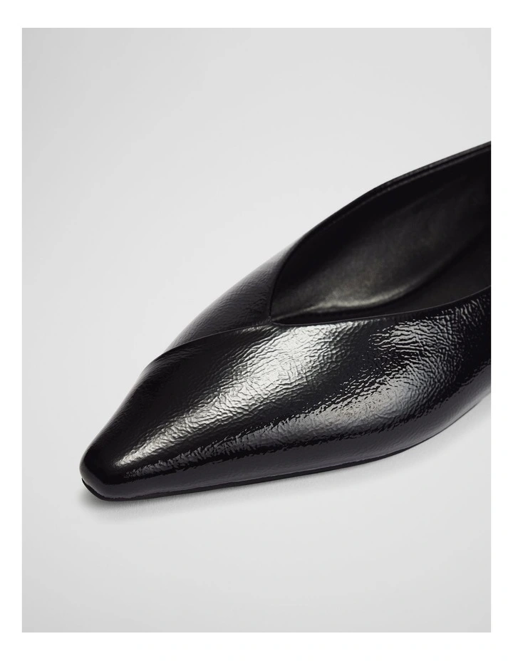 Norah Ballet in Black Patent image 4