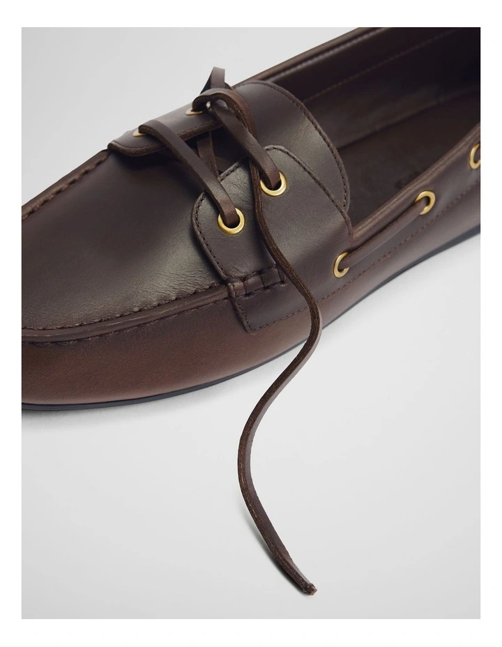 Grace Leather Loafer in Espresso image 4