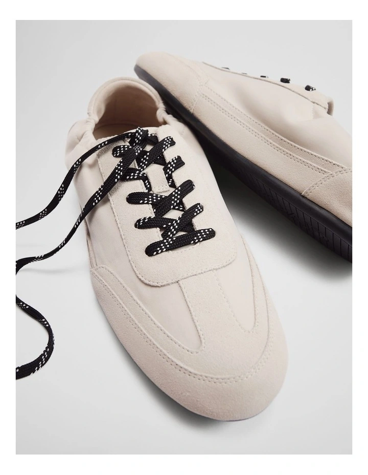 Mica Sneaker in Oat Milk image 4