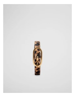 Zuri Belt in Ocelot Print