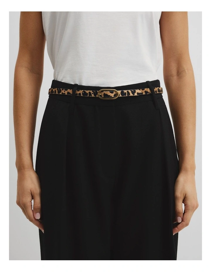 Zuri Belt in Ocelot Print image 2