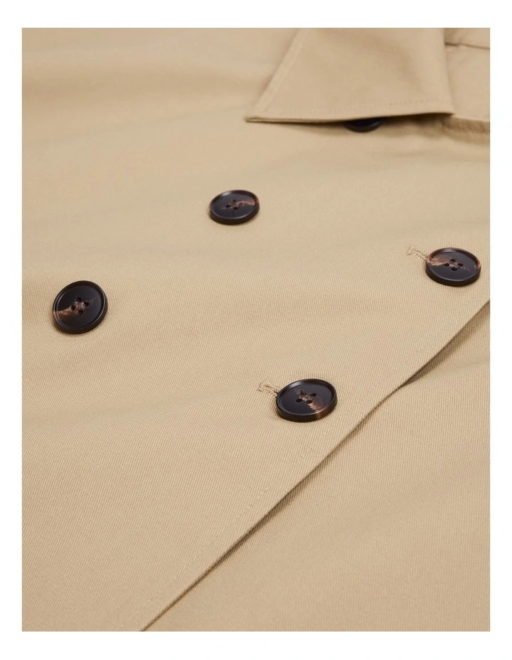 Button Through Cape in Stone image 5