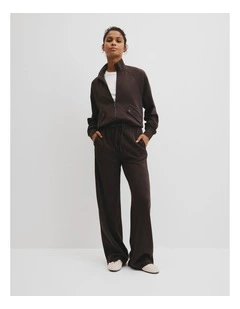 Soft Track Pant in Cocoa Bean