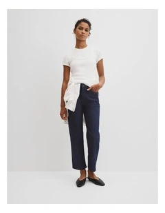 Classic Straight Jean in Indigo Rinse
