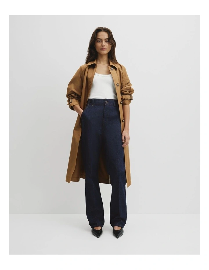 Refined High Rise Slim Jean in Indigo Rinse image 1