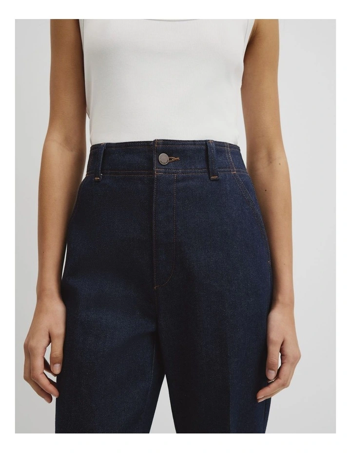 Refined High Rise Slim Jean in Indigo Rinse image 2