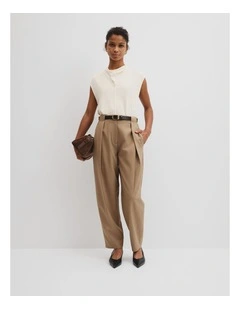 Tailored Barrel Pant in Birch