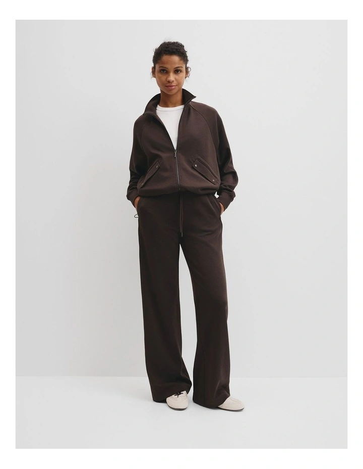 Soft Track Jacket in Cocoa Bean image 3