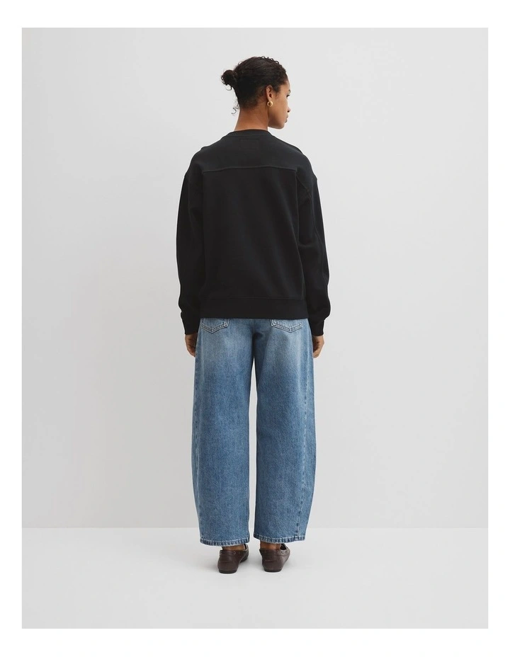 Australian Cotton Sweat in Black image 4