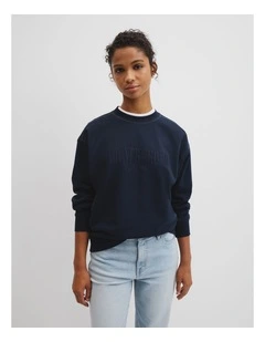 Australian Cotton Sweat in Navy