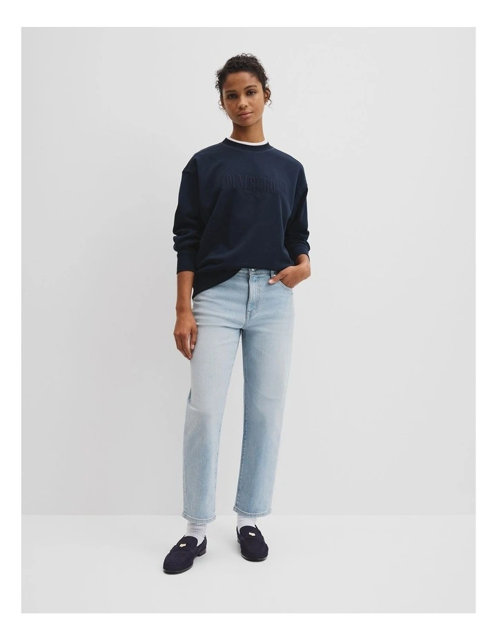 Australian Cotton Sweat in Navy image 3