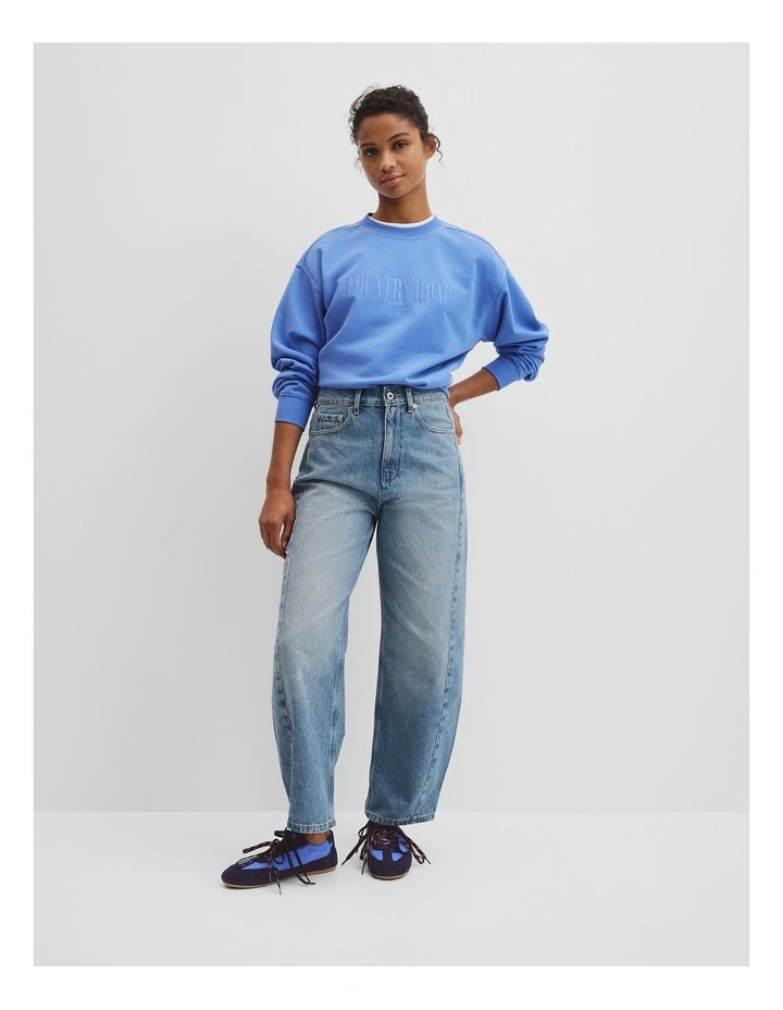 Australian Cotton Sweat in Vista Blue image 3