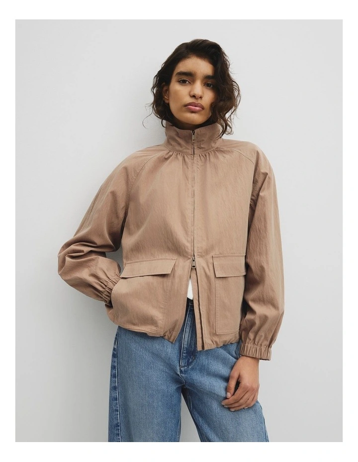 Parachute Jacket in Bark image 1