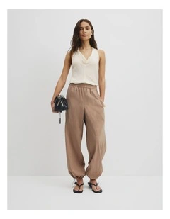 Parachute Pull-on Pant in Bark