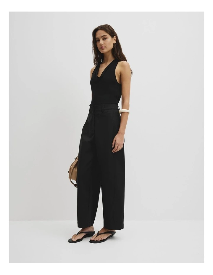 Barrel Pant in Black image 1